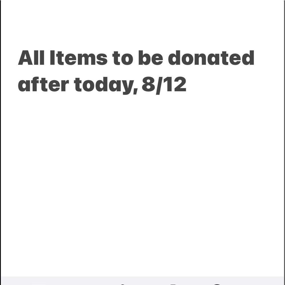 LAST CHANCE!!